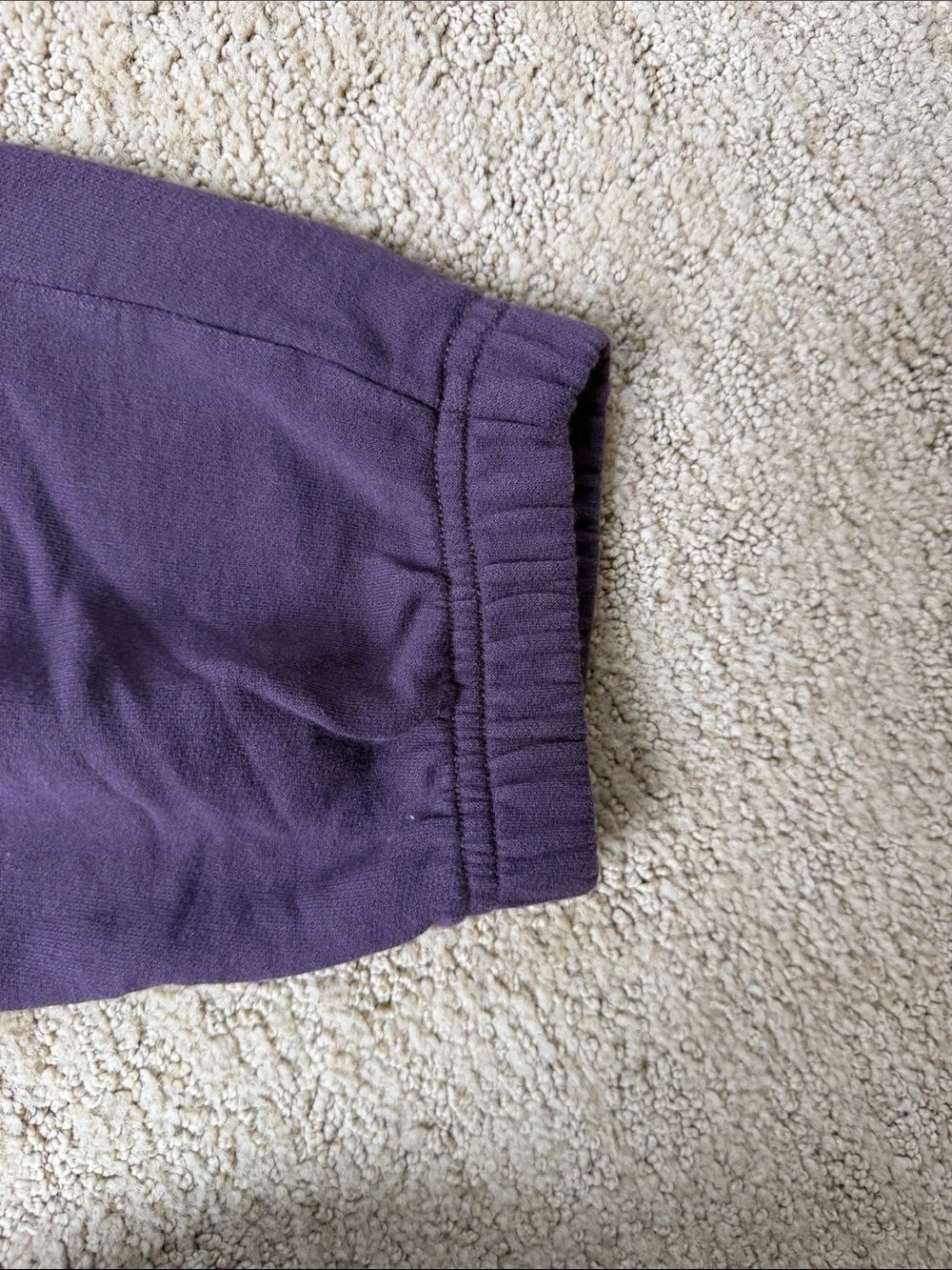 aerie Deep Purple Short Sleeve Top & Matching Pants Set